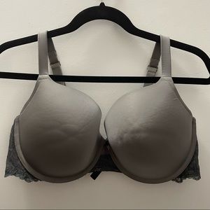 Torrid Grey Lace Padded Bra Size 40DD